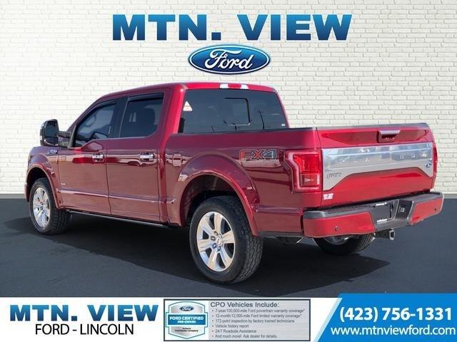 certified 2016 ford f150 supercrew platinum chattanooga, tn 37408 for sale in chattanooga, tennessee