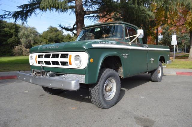 1968 dodge power wagon power wagon 4x4 runs great manual transmission v8 92,0