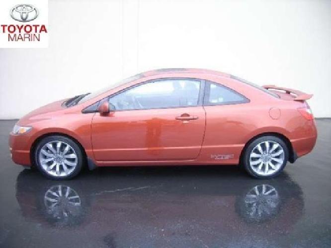 2009 honda civic cpe si 6-speed manual..one owner in san rafael, ca