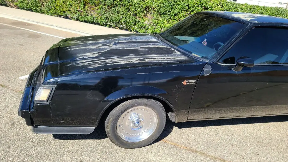 1985 buick regal coupe black rwd automatic t-type