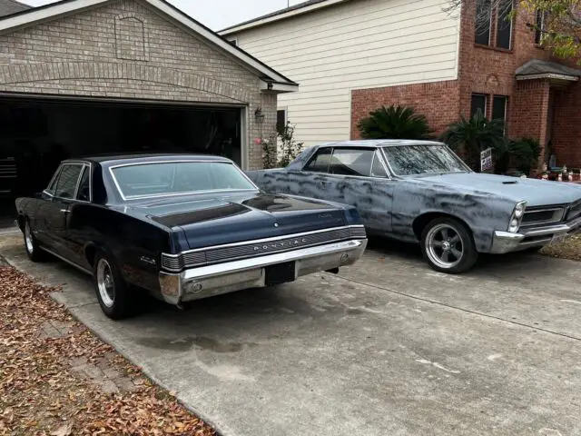 1965 pontiac gto coupe blue rwd manual