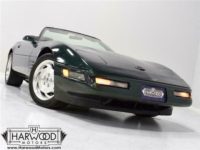 1993 chevrolet corvette convertible 95221 miles polo green 350 cubic inch lt1