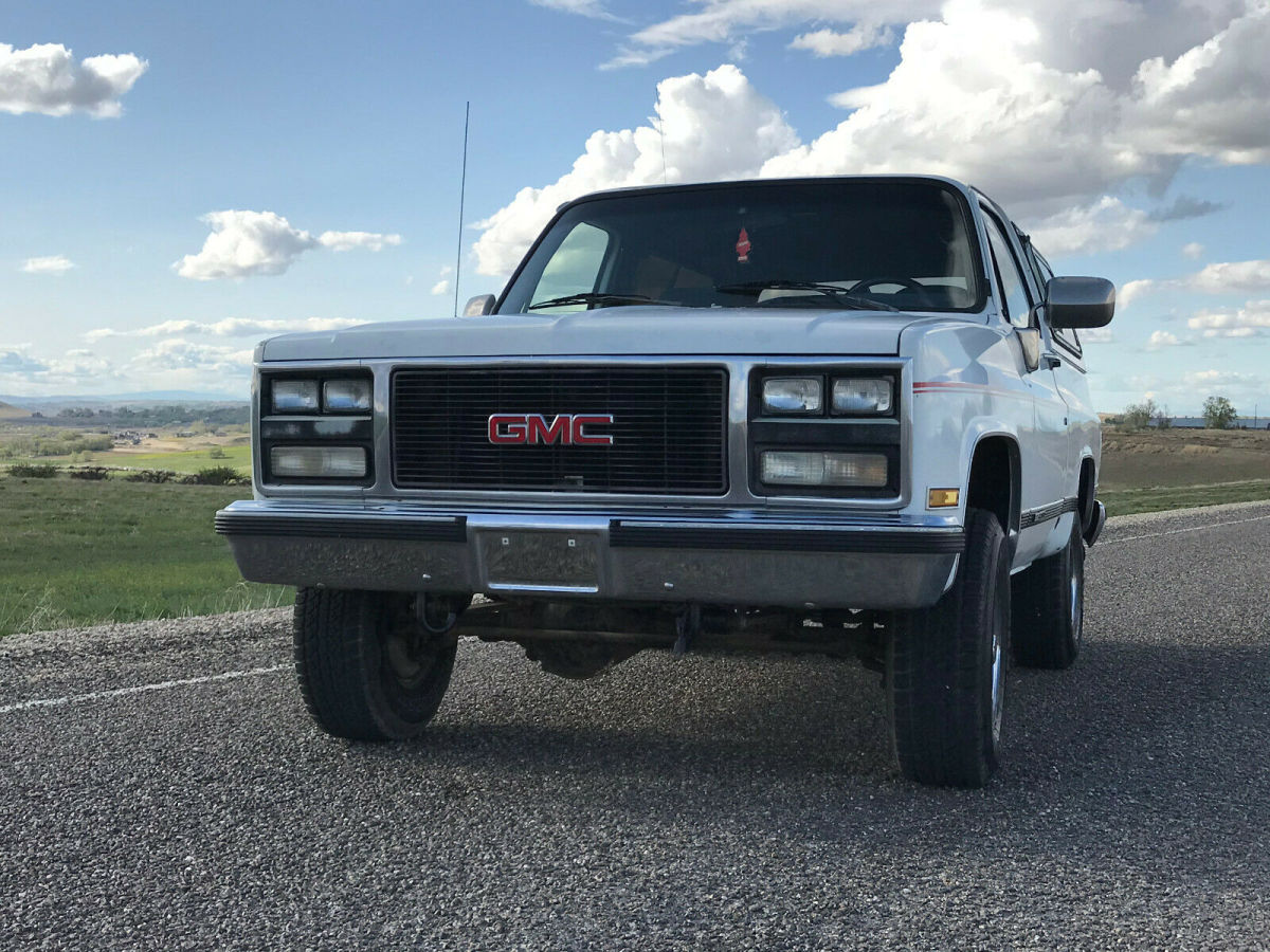1990 gmc jimmy 4x4 1500 2-door 4wd k5 / v1500 classic retired city vehicle