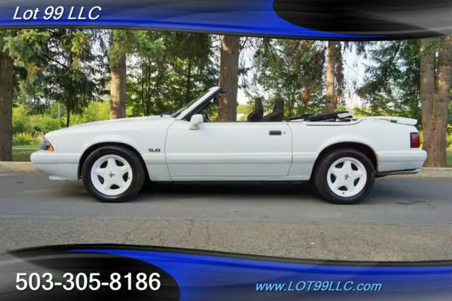 1993 ford mustang lx 5.0 convertible 5 speed gt40 bbk 5 speed manual 2-door con