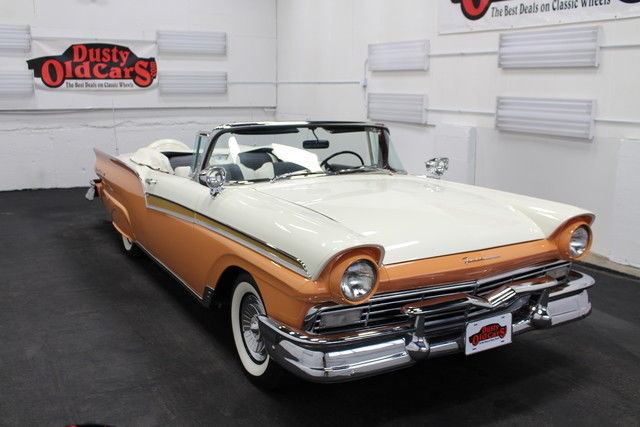 1957 white fully restr excel con 312v8 pwr dsk brk 4 spd auto!