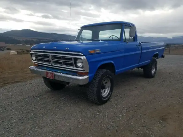 1972 ford f-250 4x4 highboy pickup truck