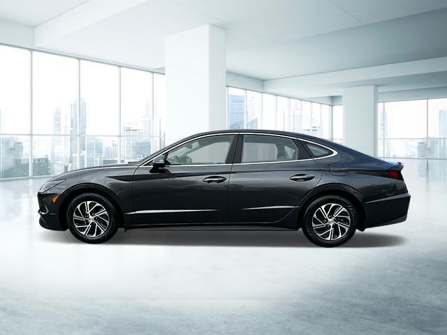 2021 hyundai sonata hybrid blue