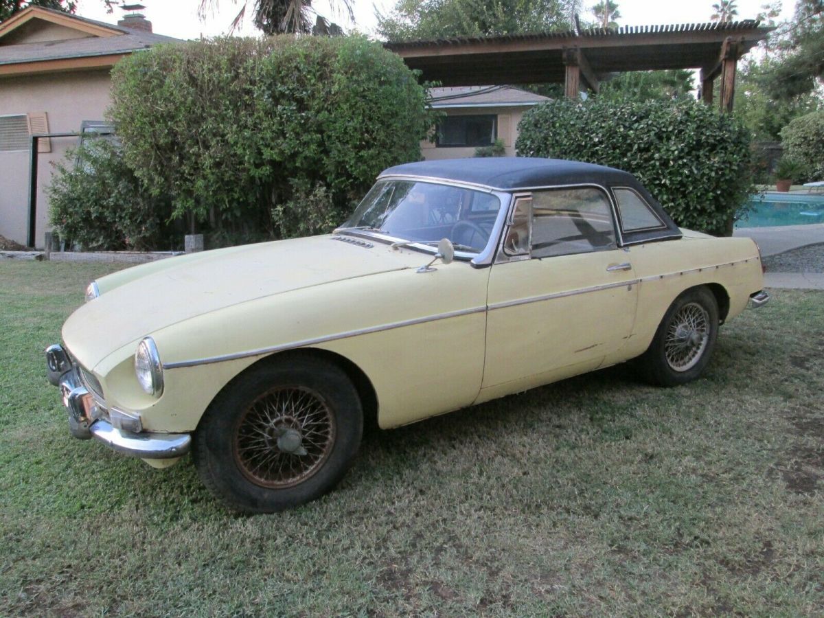1965 mg mgb roadster california barn find ! no reserve auction