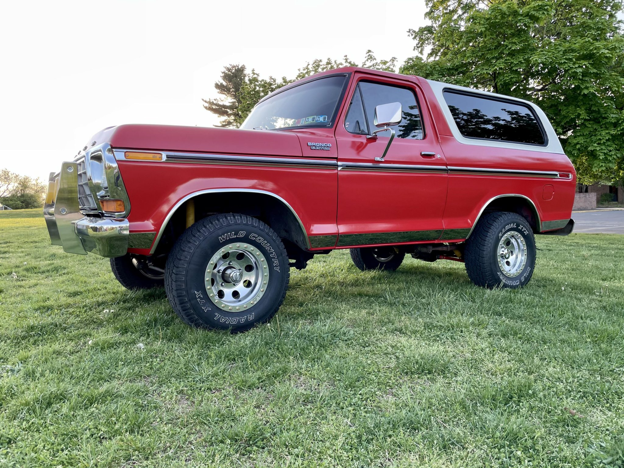 1978 ford bronco custom 4x4 4-speed