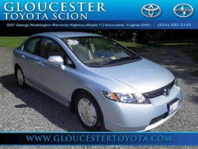 2008 honda civic hybrid base in gloucester, va