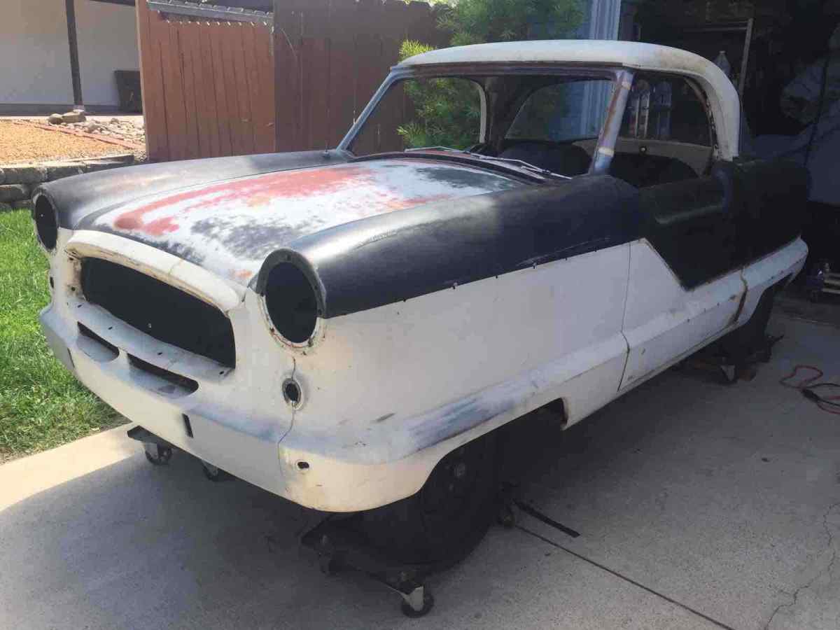 1959 nash metropolitan black rwd manual coupe