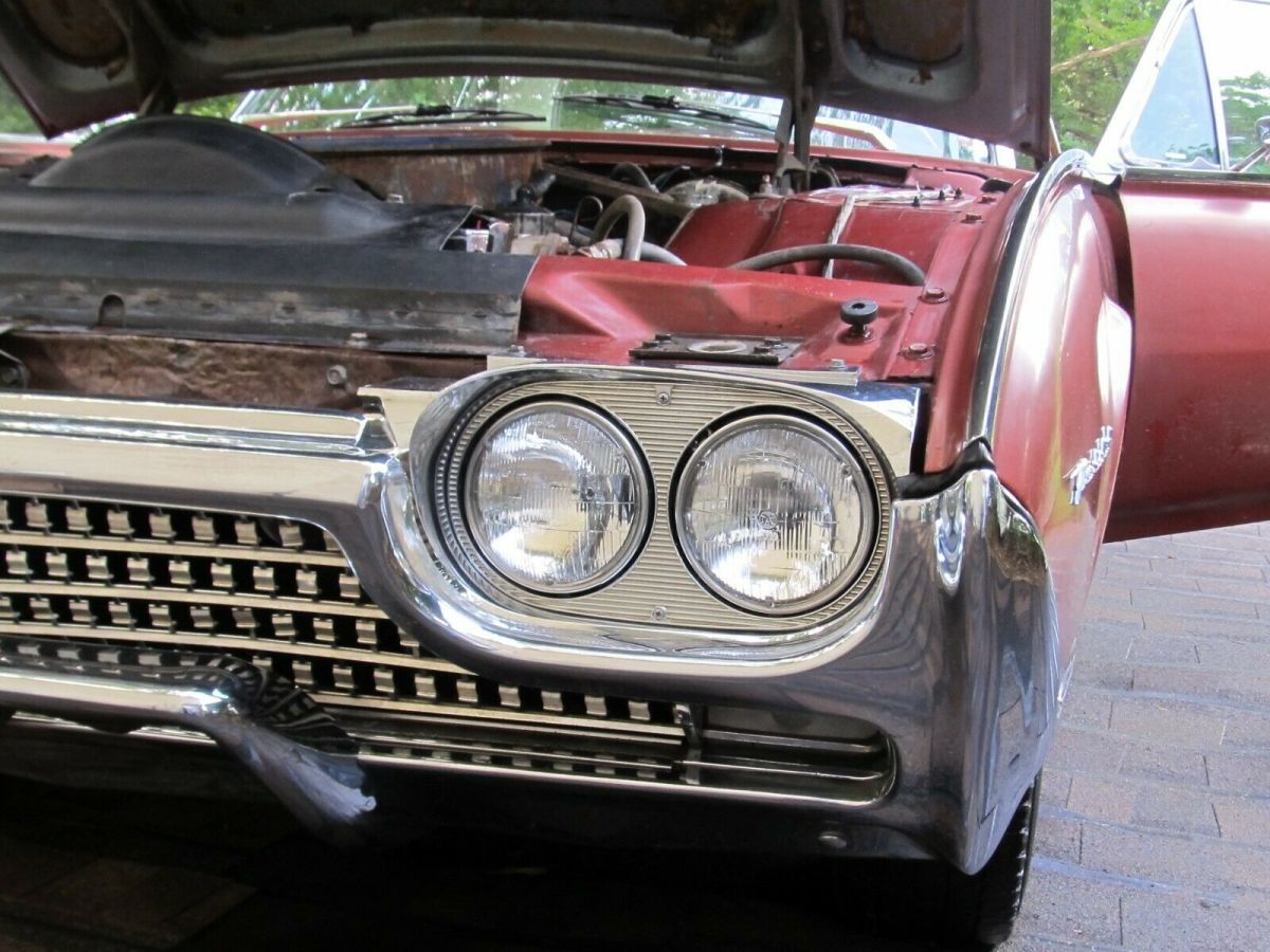 1962 ford thunderbird 2dr coupe rare very rare find stored since mid 1980's