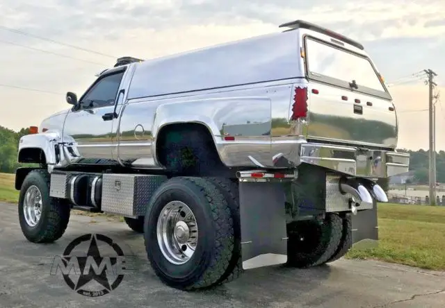 highly customized 1993 chevrolet kodiak c60 4x4 dually truck f550 topkick f650