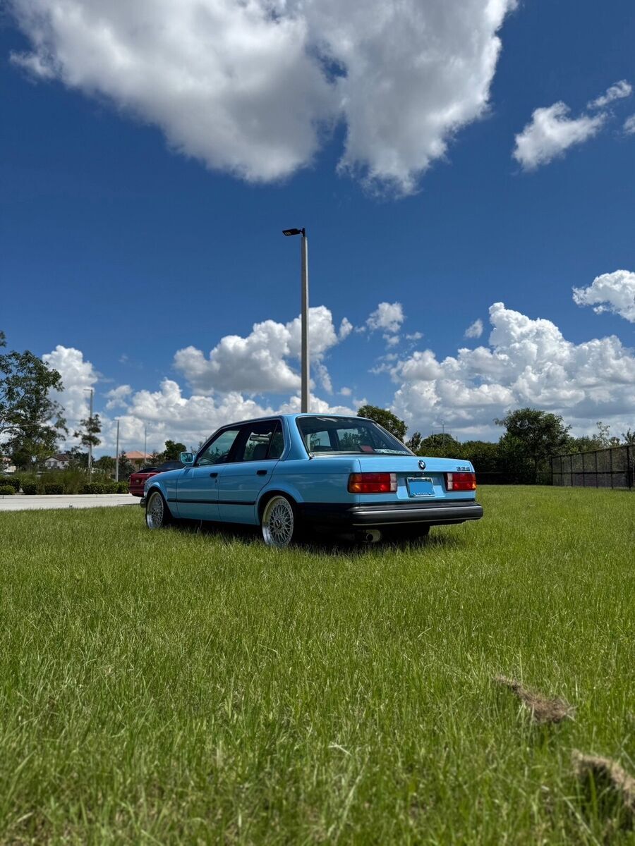 1987 bmw 3-series sedan blue e automatic