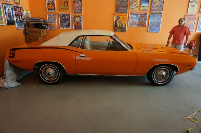 1970 plymouth cuda 440-6 convertible, was a show carn in pristine condition!!!