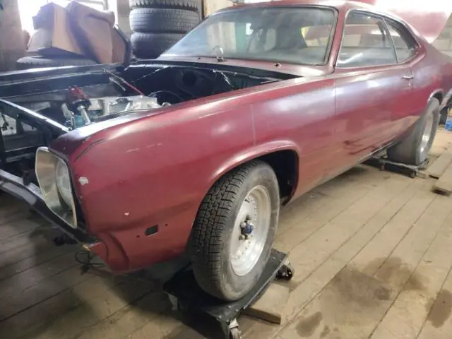 1974 plymouth duster coupe purple rwd automatic