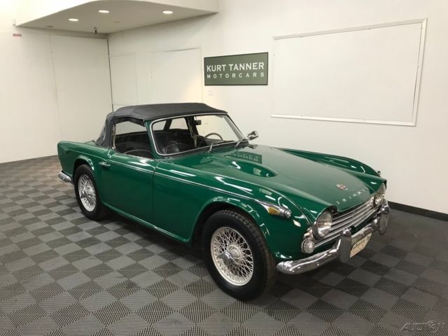 1967 triumph tr4a irs convertible. excellent driving car. older restoration