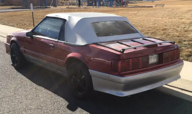 1990 ford mustang gt convertible - original arizona car - fox body - immaculate