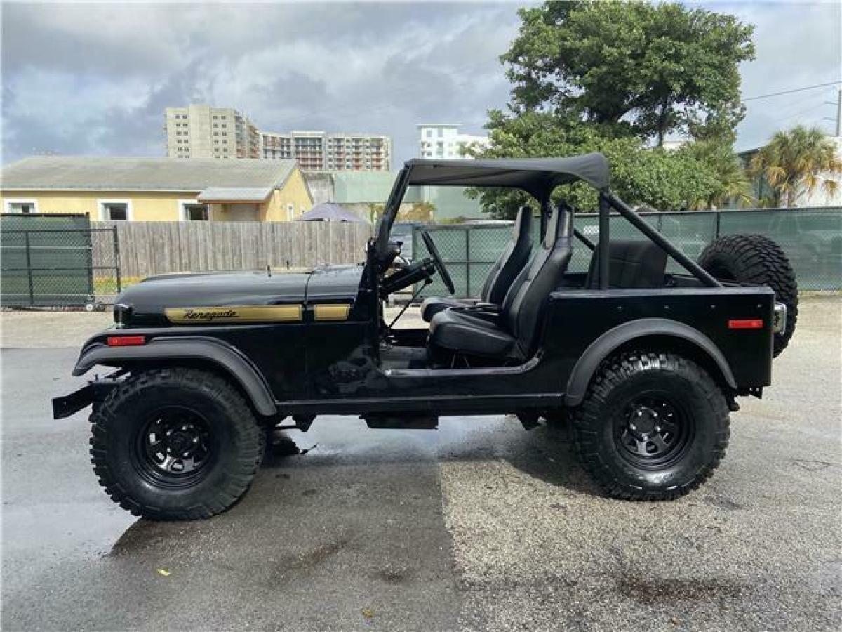 1979 jeep cj-7 black suv 4.2l i6 manual, excellent condition