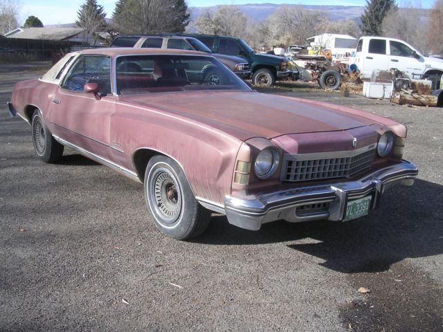 1974 chevrolet monte carlo landau 454 big block survivor barn find!! one owner!!