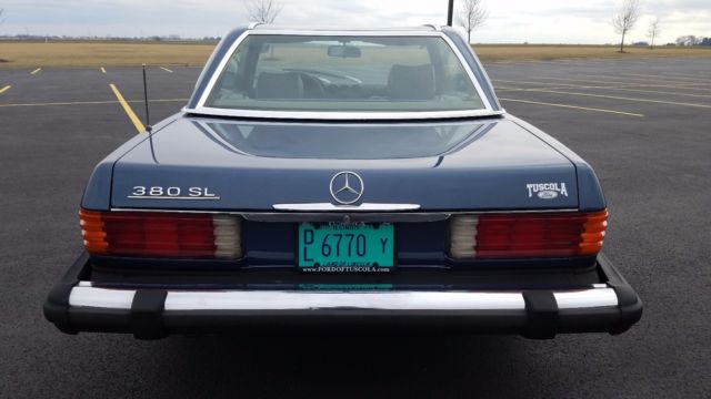 1984 mercedes 380sl hard top convertible 3.8l v8