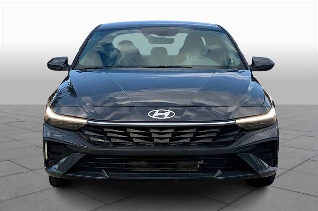 2024 hyundai elantra hybrid blue