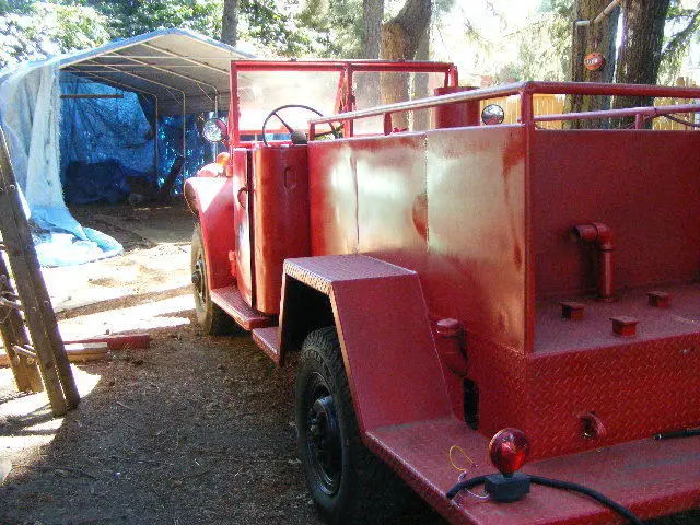 1953 dodge m37 fire bush truck