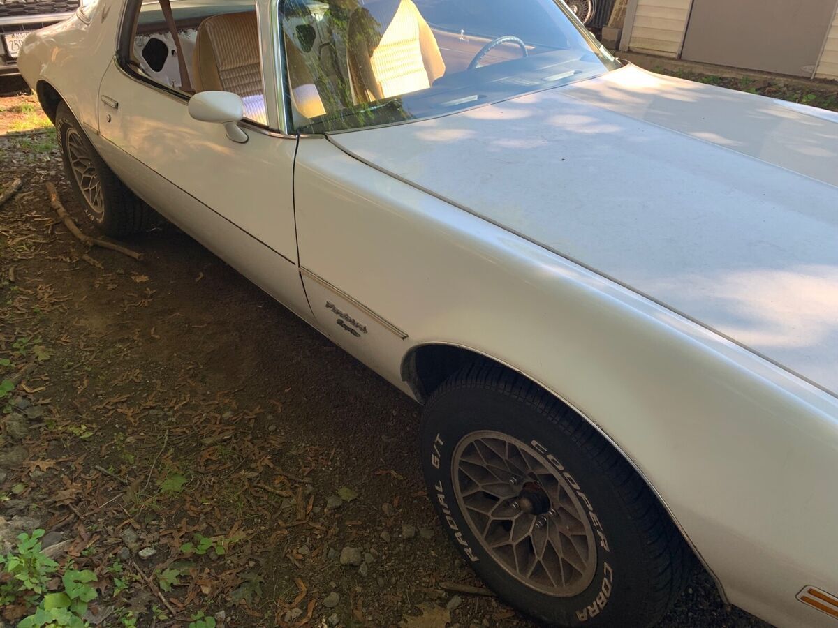 1981 pontiac firebird coupe white rwd automatic esprit