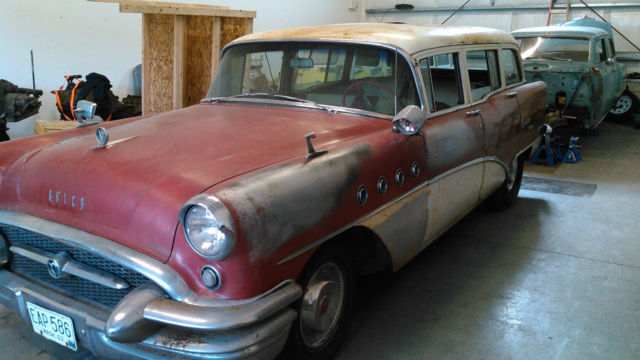 rare barn find 1955 buick century wagon rat rod, surf wagon or restore