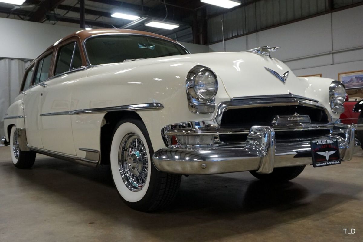 1954 chrysler new yorker town & country, pebble beige & topaz tan with 0 availab
