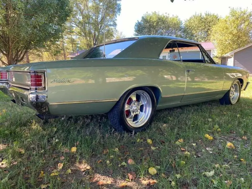 1967 chevrolet chevelle sedan green rwd automatic malibu