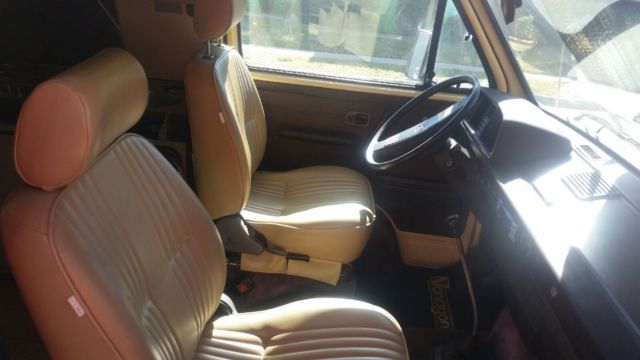 1983 1/2 volkswagen vanagon water cooled 1.9 liter westfalia full camper
