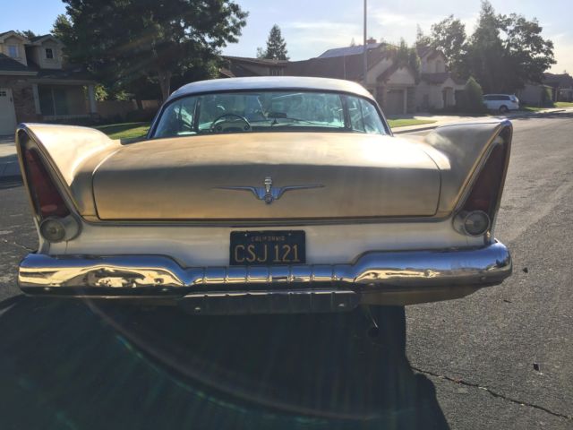 1957 plymouth belvedere 2dr hardtop running project car ca black plate