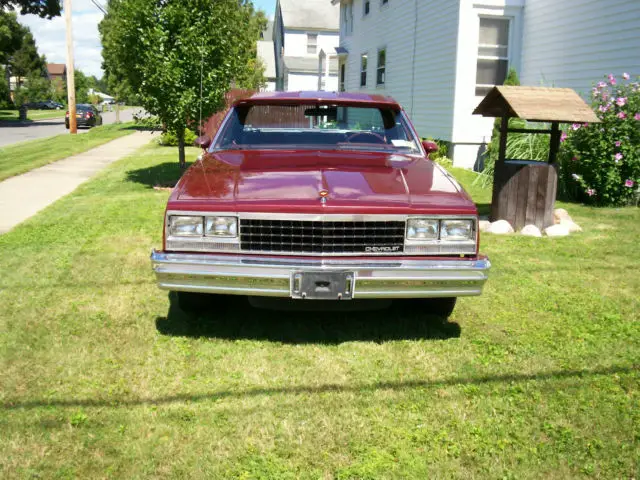1984 chevrolet el camino base standard cab pickup 2-door 3.8l auto