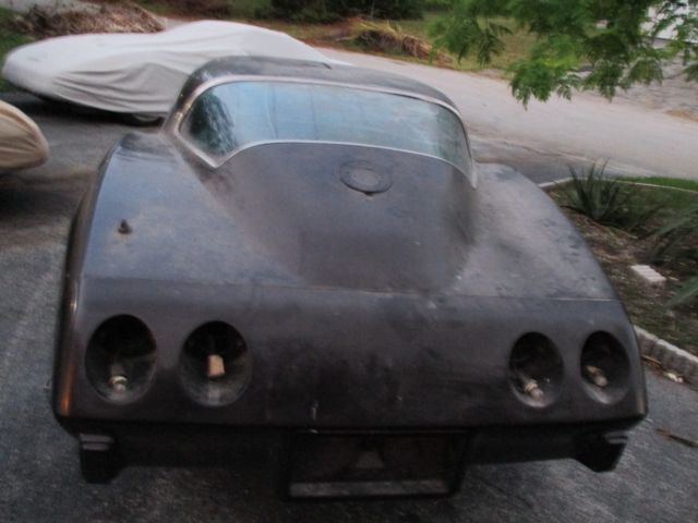1975 corvette custom, 64 corvette rear window , no reserve