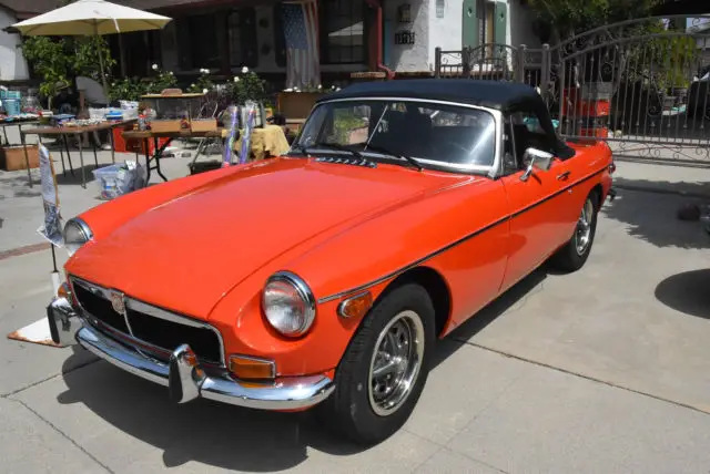 mgb 1973 2 year restoration original engine, trans, color matching #'s all rcpts