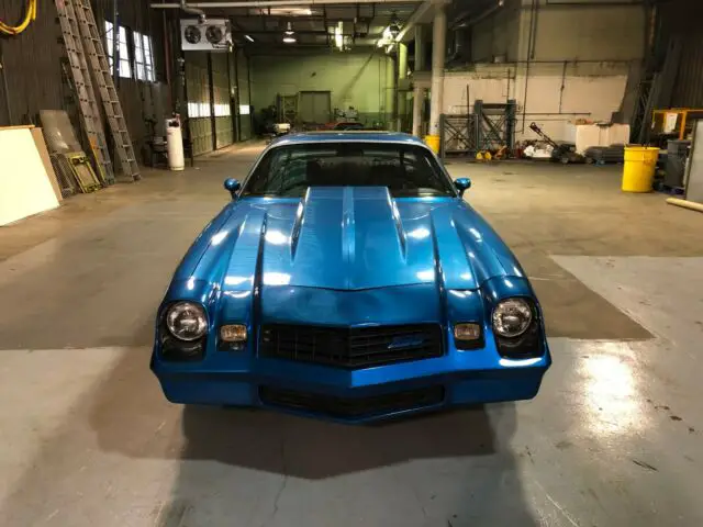 1978 chevrolet camaro z28 blue coupe 4-speed manual 5.7l 350 v8