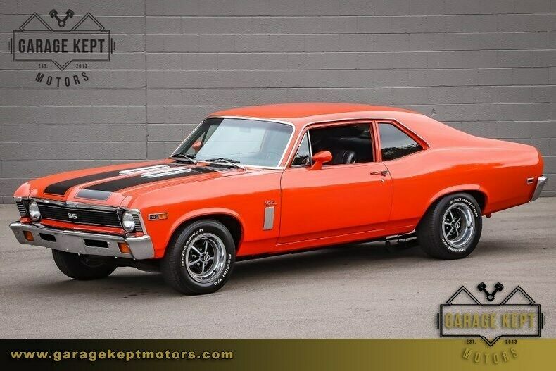 1972 chevrolet nova ss hugger orange coupe 350 v8 85437 miles