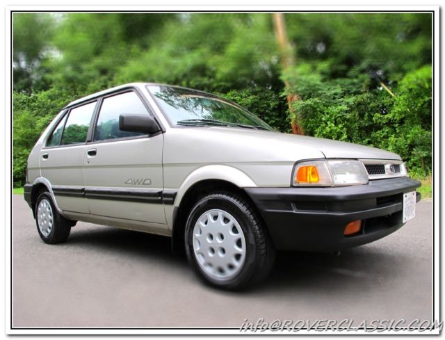 1990 subaru justy gl awd