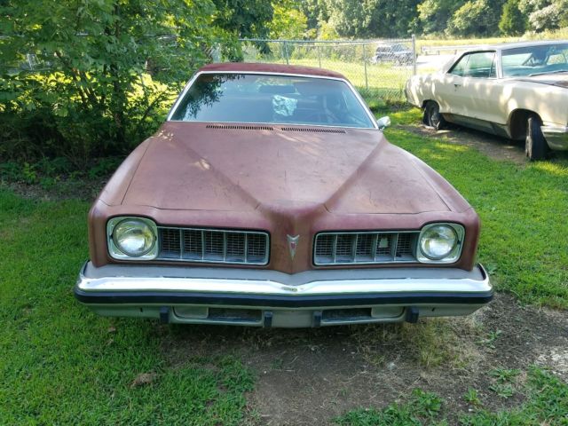 1974 pontiac lemans luxury sports coupe rare ratrod barn find project v8