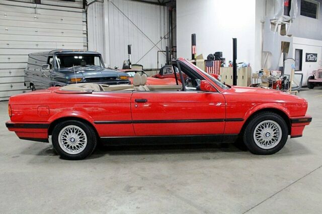 1993 bmw 325ci 93943 miles red convertible 2.5l i-6 24 valve 5-speed manual