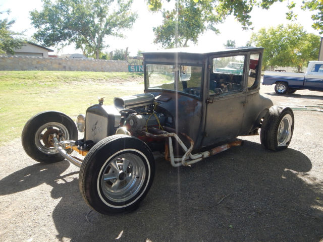1927 ford tall t coupe barn find 1960's hot rat rod 1932 model a clear title sbc