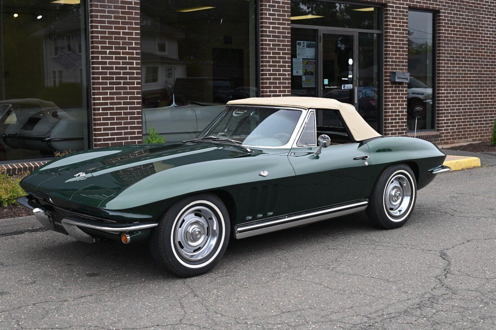 1965 chevrolet corvette convertible glen green 327 300hp