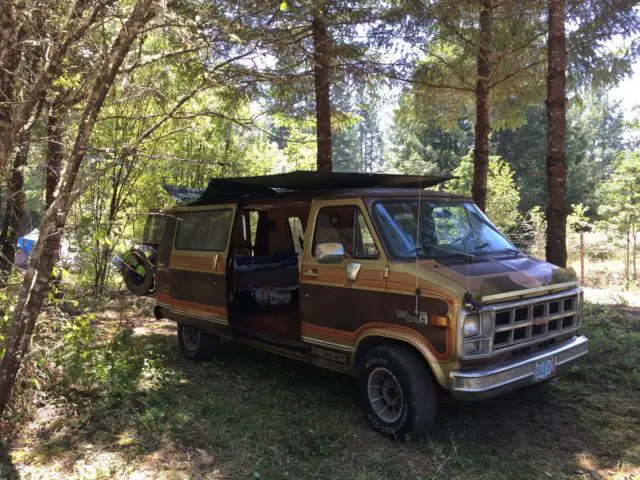 1978 gmc vandura lrp camper. v8-350 5.7l. rare original paint. vintage usa!