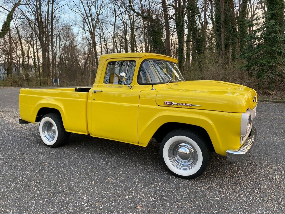 f100 resto mod truck 351 windsor v8 auto ford 9" rack and pinion power discs