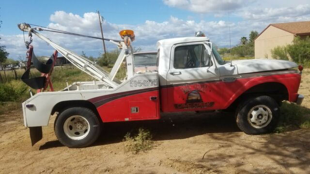 1966 ford f350 holmes wrecker tow truck 93k orig mi, rust-free arizona 390 v8 ac