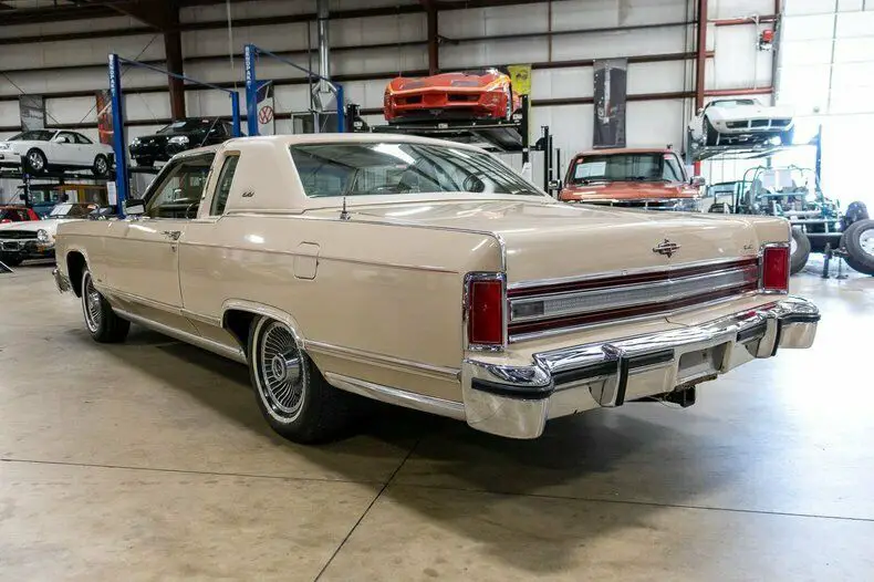 1978 lincoln town car 101377 miles tan coupe 460ci v8 automatic