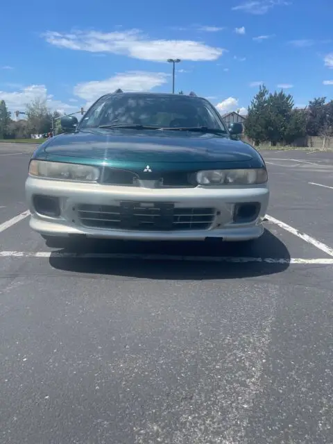 1994 mitsubishi galant hatchback green sports gt