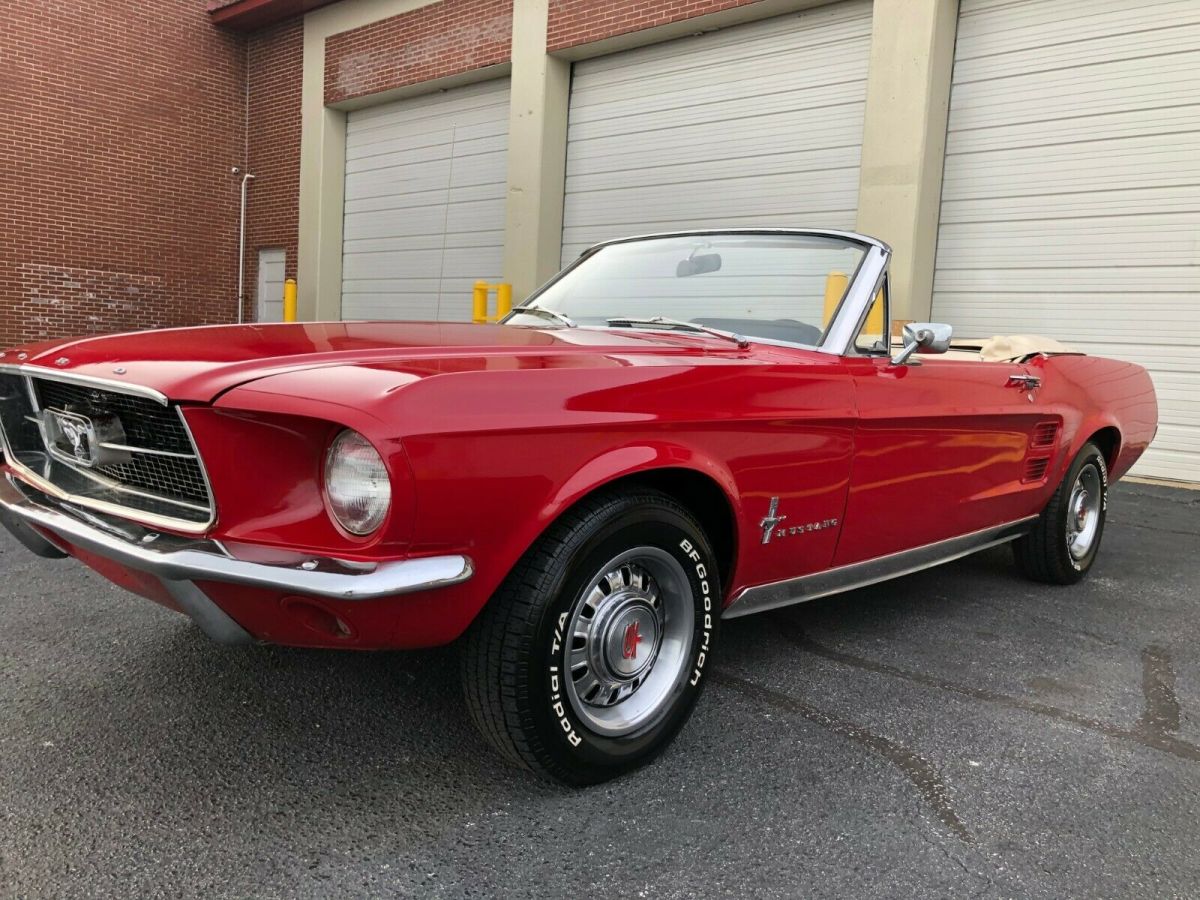 1967 ford mustang convertible factory 289