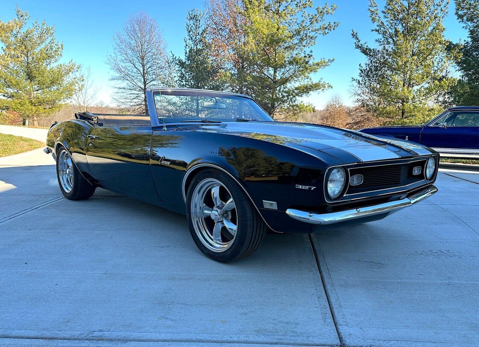 1968 chevrolet camaro convertible 327 auto 34511 miles